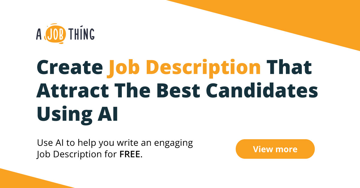 Create Job Description Using AI A Job Thing