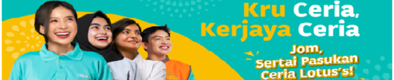 jobs in Lotus's Stores (Malaysia) Sdn Bhd