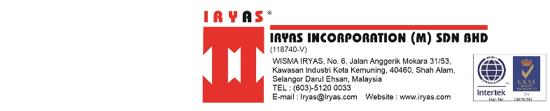 jobs in Iryas Incorporation (M) Sdn Bhd