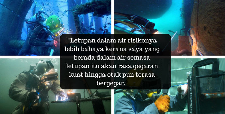 Gaji Offshore Mewah, Tapi Pekerja 'Underwater Welder' Ni Dah Lali Dengan 4 Risiko Besar Yang Boleh Bawa Maut!