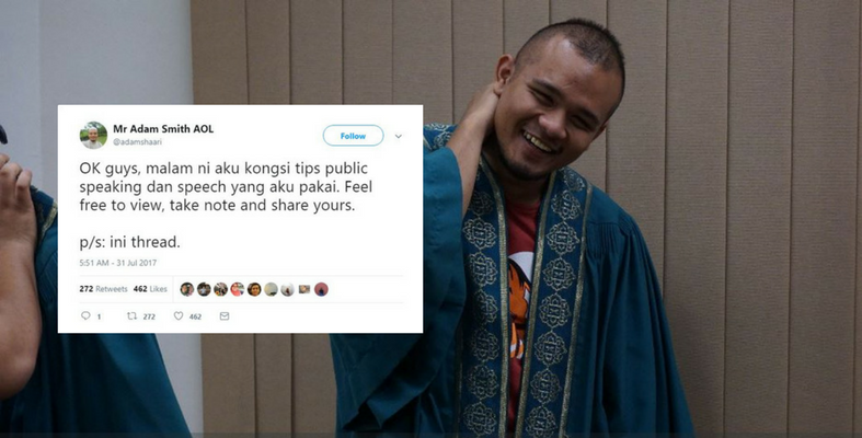 Macamana Nak Sampaikan Public Speaking Dengan Berkesan? Ikut Cara Lelaki Ini
