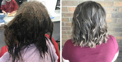 Hasil 'Stunning' Hairstylist Sanggup Luang Masa 13 Jam Untuk Baiki Semula Rambut Ini