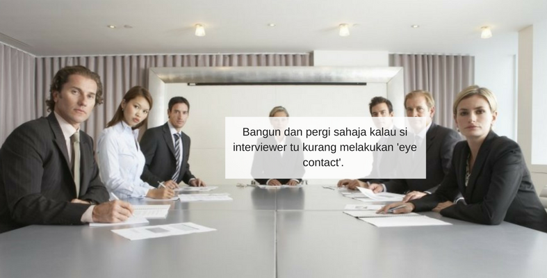 Kemas Barang Dan Terus 'Blah' Daripada Bilik Temuduga Kalau Interviewer Korang Buat Macamni Tau!