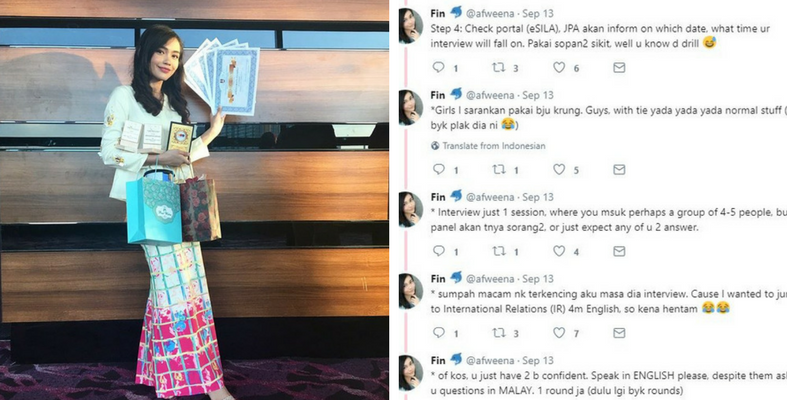 Gadis Ini Kongsikan 'Thread' Bagaimana Dia Boleh Dapat JPA Untuk Sambung Master Di Manchester