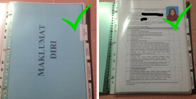 Gadis Ni Ajar Cara Susun Fail Mengikut Piawaian Yang Dikehendaki Penemuduga Suruhanjaya Perkhidmatan Pelajaran (SPP)