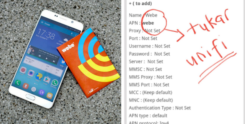 Kepada Pengguna Webe, Nak Dapatkan Line 4G? Ini Cara 'Setting APN' Yang Korang Kena Buat