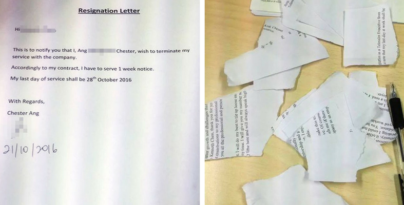 Pekerja Ini Bengang Surat Resign Kena 'Reject' Malah Boss Edit Balik Ayat Syok Sendiri Lagi