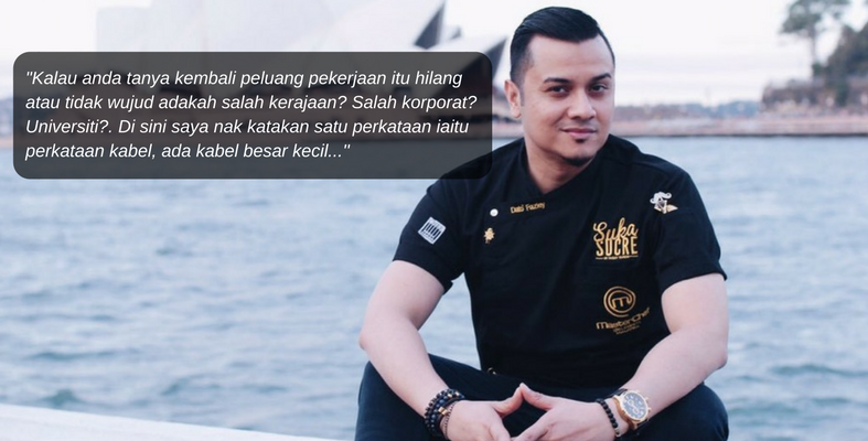 Dato' Fazley Yaakob Nafi Kabel Bukanlah Faktor Ramai Graduan 'Jobless' Tapi...