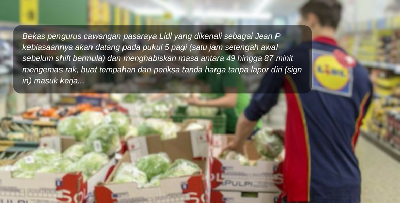 Bekas Pekerja Pasaraya Ni Dipecat Majikan Kerana Sering Masuk Kerja Awal Dan Kerja Lebih Masa Tanpa Upah