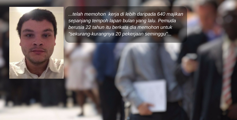 Sudah Lebih 640 Permohonan Dibuat, Namun Belum Ada Majikan Pun Yang 'Offer' Lelaki Ni Kerja