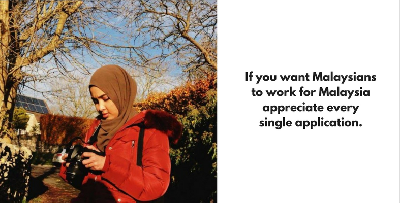 "Reply Their Email, Pick Up Their Calls.''- Pelajar Overseas Ini Beri Teguran Kepada Sesetengah HR Di Sini