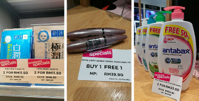 Watsons Buat Promosi Buy 1 Free 1 Bermula Hari Ini!