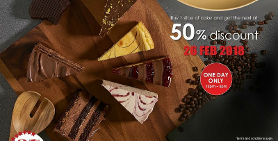 Secret Recipe Buat Promosi 50% Diskaun! Hanya Untuk SATU HARI SAHAJA!