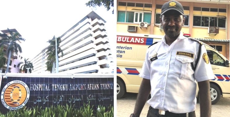 Urusan Hospital Kita Mungkin Susah Kalau Tiada 'Guard' Mulia Yang Sanggup Berpanas Ini