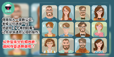 从心理测验图了解你最真实的内心和最适合你的职业！