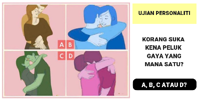 Gaya Pelukan Yang Mana Satu Korang Paling Suka? Semua Jawapan Akan 'Reveal' Diri Korang...