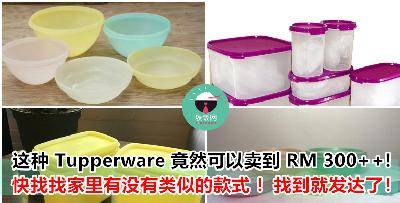 Tupperware 都可以卖到这个价格？！这些款式你们家里一定会有！