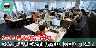 『2019 瀚纳仕亚洲薪资指南』 出炉了！原来大马有超过 55% 员工满意目前的薪资？大部分雇主甚至承诺今年一定会派发花红！