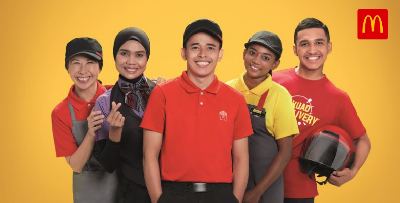 Jadi Kru Restoran McDonald's di Wangsa Maju, Titiwangsa & Cheras Untuk Nikmati Gaji RM1,400++ Dan Free Hostel
