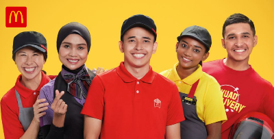 Pengambilan Besar-Besaran Kru Restoran & Rider McDonald's! Gaji Tetap, Makan FREE, Bonus 4X Di KL &Selangor!