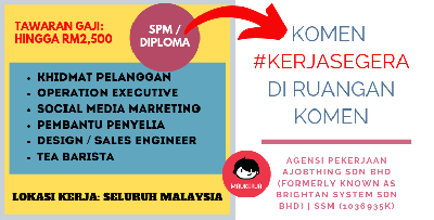 [PENGAMBILAN SEGERA JULAI/OGOS] - Lihat Senarai Syarikat & Link Permohonan Di Sini