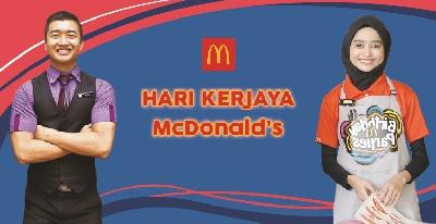Pengambilan Besar-Besaran Guest Experience Leader & STAR McD! 'Income' Hingga RM1,600 Di N.Sembilan, Bonus 4X Setahun!