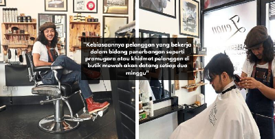 Jauh 100KM Pun Pelanggan Rela Datang Ke Barbershop Lelaki Ini - Kenapa Yer?
