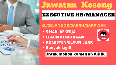 [KEMASUKAN SEGERA 2020] Jawatan Pengurus & Pegawai Sumber Manusia, Gaji Sehingga RM5,000 - Mohon Sekarang!