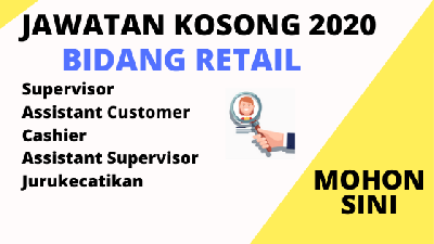 Jawatan Kosong Supervisor, Pembantu Jurujual & Jurukecantikan, Seluruh Malaysia, Kemasukan Segera - Mohon Sekarang!