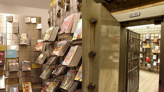 Percaya Tak? Daripada Premis Bank Kini Bertukar Kepada Kedai Buku! Siap Ada Bilik Kebal Lagi!