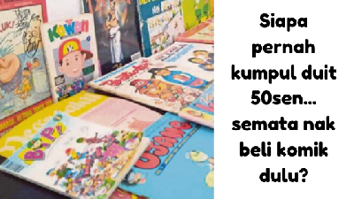 5 Komik Ini Pernah Menjadi Bahan ''Wajib" Baca Untuk Korang Yang Minat Kartun, Korang Suka Mana?