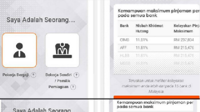 Anda Boleh Semak Kelayakan Beli Rumah Mengikut Jumlah Gaji Secara Online Disini