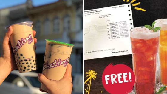 Promosi Gempak! Chatime & Pizza Hut, Tawar Minuman PERCUMA Hanya Bawa Slip SPM Sahaja! Semak Lokasi Sini