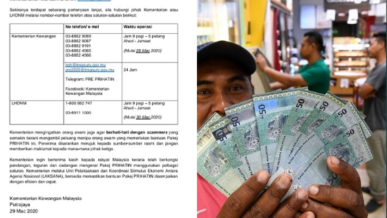 Jangan Terlepas Pulak! Ini Cara Nak Memohon Pembayaran Bantuan Prihatin Nasional