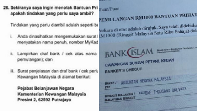 ''Bukan Hak Saya'', Pemuda Ini Pulangkan Semula Wang BPN RM1,000 Kepada Kerajaan