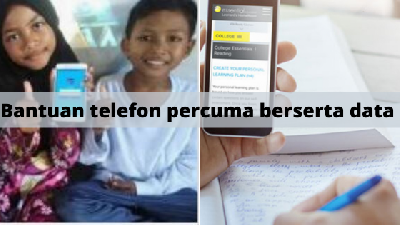 Terkini! Keluarga B40 Boleh Mohon Telefon Bimbit Secara 'PERCUMA' Untuk Anak-Anak Belajar Di Rumah