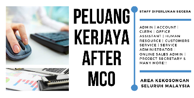 Admin, Account, HR, Secretary, Office Assistant & 20++ Kerja Kosong Bidang Admin Di Sini! Mohon Online Sekarang!