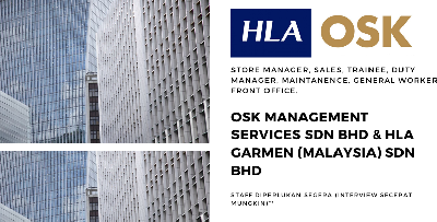 Peluang Kerja Di Syarikat Ternama Sebagai Store manager, Trainee, General Worker, Front Office Kini Dibuka! Mohon Sekarang!
