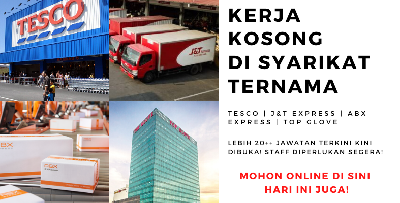 4 Syarikat Ternama Ini Buka Lebih 20++ Kekosongan Jawatan! Kelayakan Min SPM Layak Mohon! Lokasi Seluruh Malaysia!