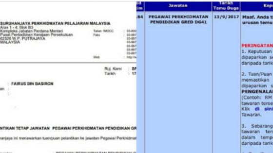 Selepas 2 Kali Temuduga! Lelaki Ini Kongsi Cara Berkesan Untuk Lulus Ujian SPP