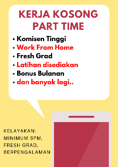 Mencari Kerja Part Time ? Ini 10 Kerja Part-Time Yang Boleh Apply Harini