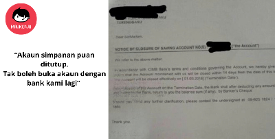 PADAH! Jangan Guna Akaun Simpan Bagi Tujuan Berniaga!- Wanita Ini Kongsi Pengalaman Beliau