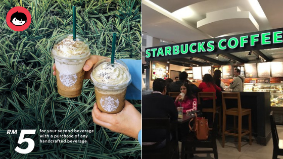 Hanya RM5! Untuk Pembelian Kedua Anda Lihat Syarat Ini - Starbucks Malaysia