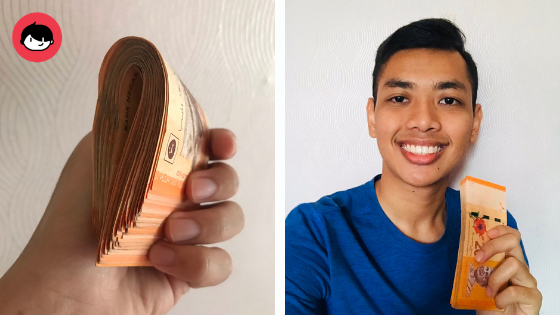 Lelaki Ini Kongsi Tip Menyimpan Yang Mudah & Berkesan Dengan Duit "Oren" Sahaja