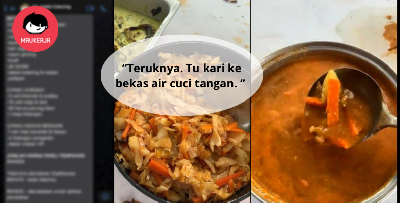 Lauk Berbau, Kari Daging Kuah Cair. Rosak Majlis Angkara Katering RM5 Tidak Bertanggungjawab