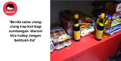Merungut Asyik Terima Telur Ayam, Pemberi Sedekah Luah Rasa Sedih