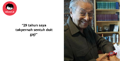 ‘Bukanlah Banyak Sangat, Tapi Cukup’, Bekas Perdana Menteri Tun M Dedah Gaji PM Sebulan