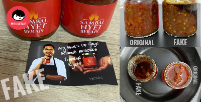 Jual Sambal Busuk Basi Dan Berkeladak, Ramai Tertipu Dengan Sambal Nyet ‘Fake’ KhairulAming