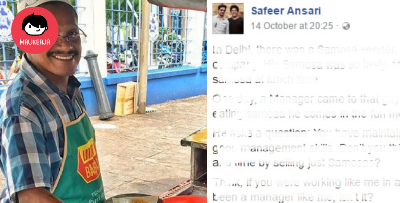 Pengurus Syarikat Perlekeh Peniaga Di Jalanan, Pak Cik Ini Selamba ‘Sekolahkan’ Beliau. Memang Padu!