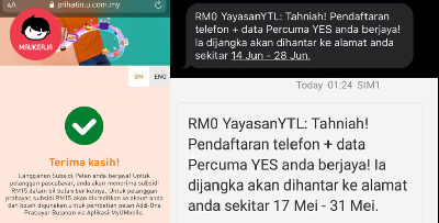 Penerima BPR Boleh Tebus Sehingga RM300* Untuk Beli SmartPhone Atau Bil Telefon
